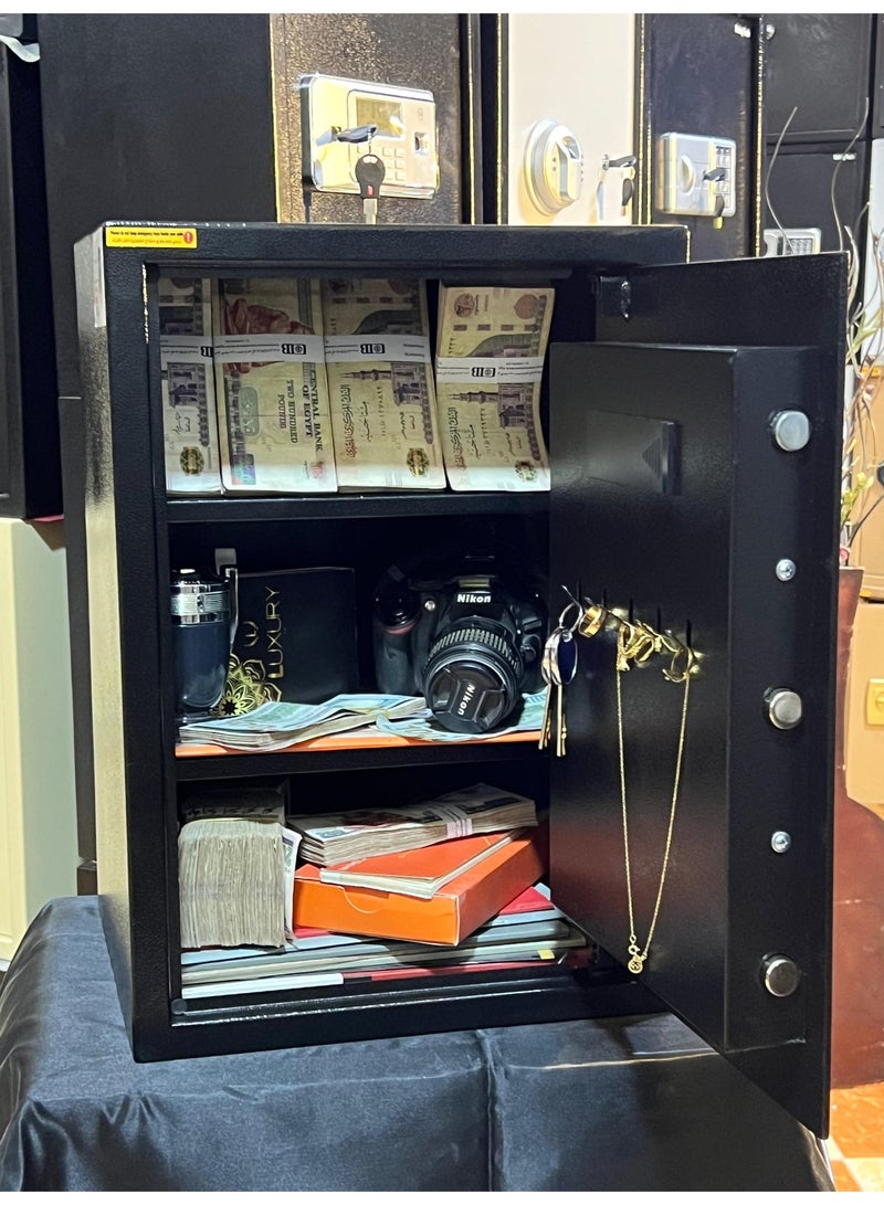 Safety Tech GN 50 EDJ – Elite Safe Fingerprint Safe: Smart security with fingerprint + powerful alarm. Brand: Safety Tech. Touchscreen display + advanced high-precision alarm. Supports 1-12 digit password. - Image 4