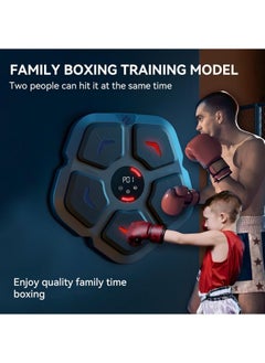 ZUKIMM 2024 New Smart Music Boxing Machine, Wall Mounted Bluetooth Music Boxing Trainer with 9 Training Modes, Boxing Target Music Workout Machine, Electronic Punching Machine for Home, Gym, Game, Gift  - Image 3