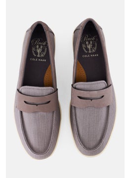 COLE HAAN Men Pnch Weekndr TXT Slip On Causual Shoes, Taupe  - Image 2