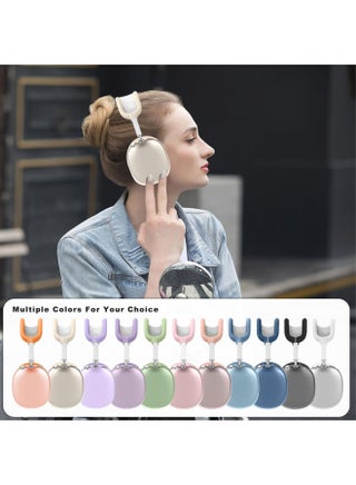 غطاء حافظة TPU لسماعات AirPods Max 2/1، غطاء وسادة الأذن/غطاء أكواب الأذن/غطاء عصابة الرأس لسماعات AirPods Max، ملحقات واقي جلد ناعم من السيليكون (ضوء النجوم) - view 3