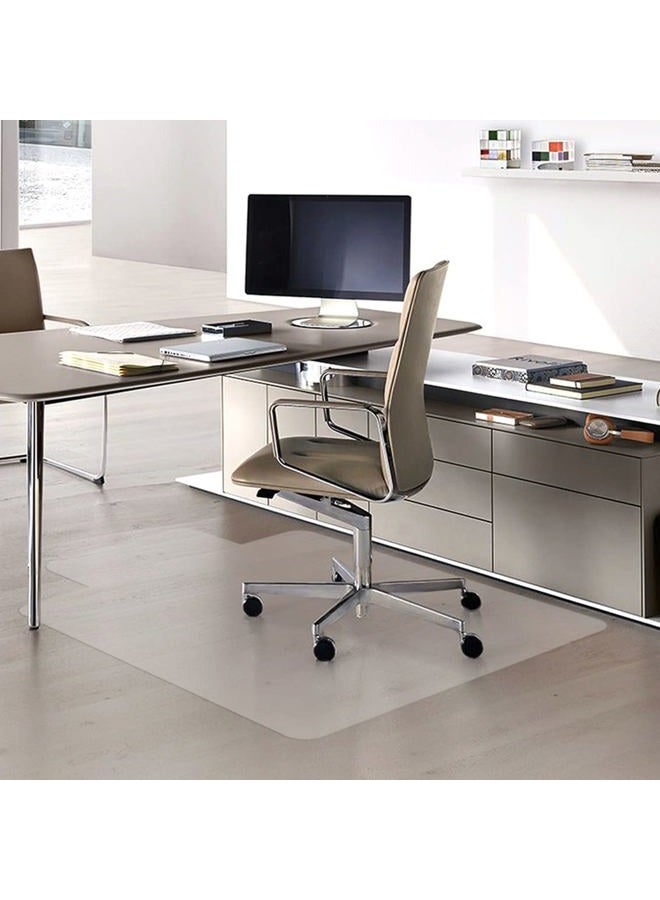 Naturehydro Clear Chair Mat for Hard Floors - 48" x 30" Transparent Computer Desk Floor Mats for Wood Tile Protection, BPA and Phthalates Free (with Extended Lip) - Image 3
