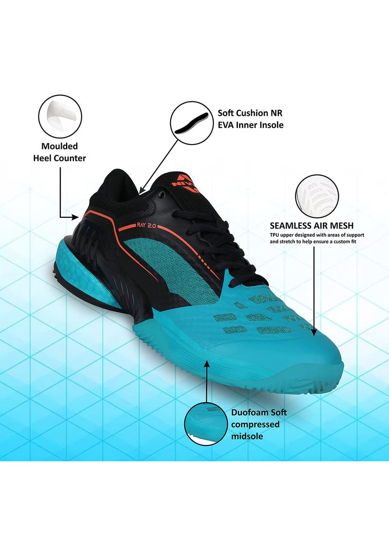 Men Ray 2.0 Tennis Shoes | Table-Shoes |  Shoes for Men with Non-Marking Rounds More Stability and Better Agility |  Comfortable Shoe - pzsku/Z1C575A5B330BC3440C5CZ/45/_/1703649111/10014028-5ace-4ae3-b387-4d423b80bdfe