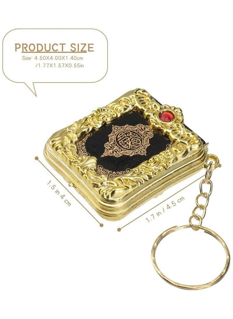 Oasisgalore - 10pcs Quran Keychain Pendants - Muslim Bag Tags & Party Ornaments (Random Colors) - Image 1