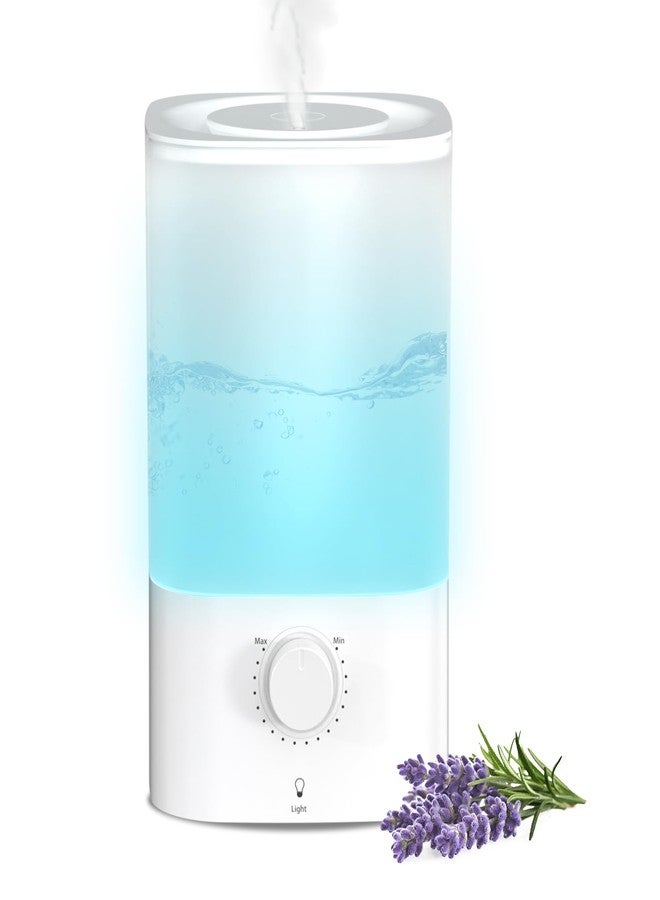 Electactic Top-Fill Cool Mist Bedroom Humidifier for Plants & Baby Nursery, 3.2L Large Capacity for up to 40H Runtime, Ultra Quiet <28dB, 3 IN 1, 5μm Fine Mist, BPA-Free for Living Room, Desk, Office - Image 1