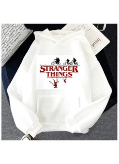 HALAMODO Unisex Hoodies Long-Sleeved Printed Tops Casual Sweatshirts of Soft Cotton Sportswear Fashion Youth Pullovers with Drawstrings and Large Pockets for Daily Wear  - Image 2