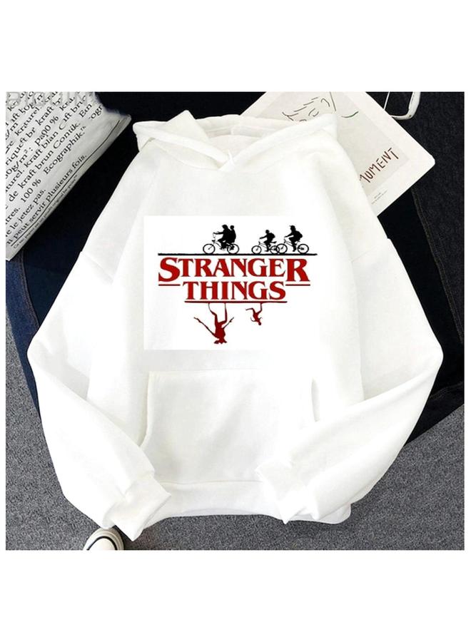 HALAMODO Unisex Hoodies Long-Sleeved Printed Tops Casual Sweatshirts of Soft Cotton Sportswear Fashion Youth Pullovers with Drawstrings and Large Pockets for Daily Wear  - Image 2