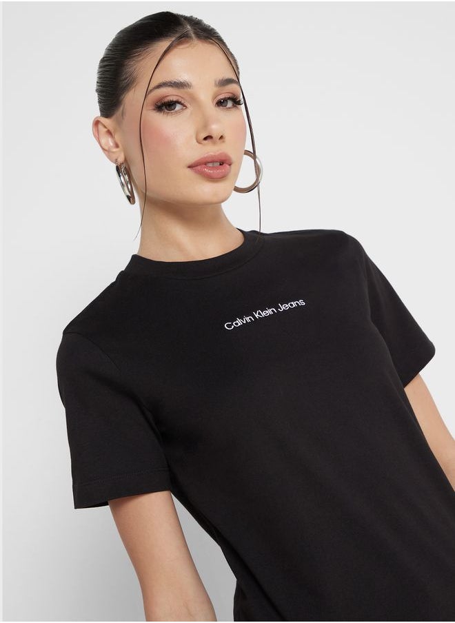 Calvin Klein Jeans - Crew Neck Logo T-Shirt - Image 1