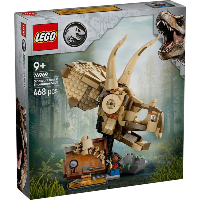 LEGO - Jurassic World Dinosaur Fossils: Triceratops Skull 468 Pieces - 76969 - Image 1