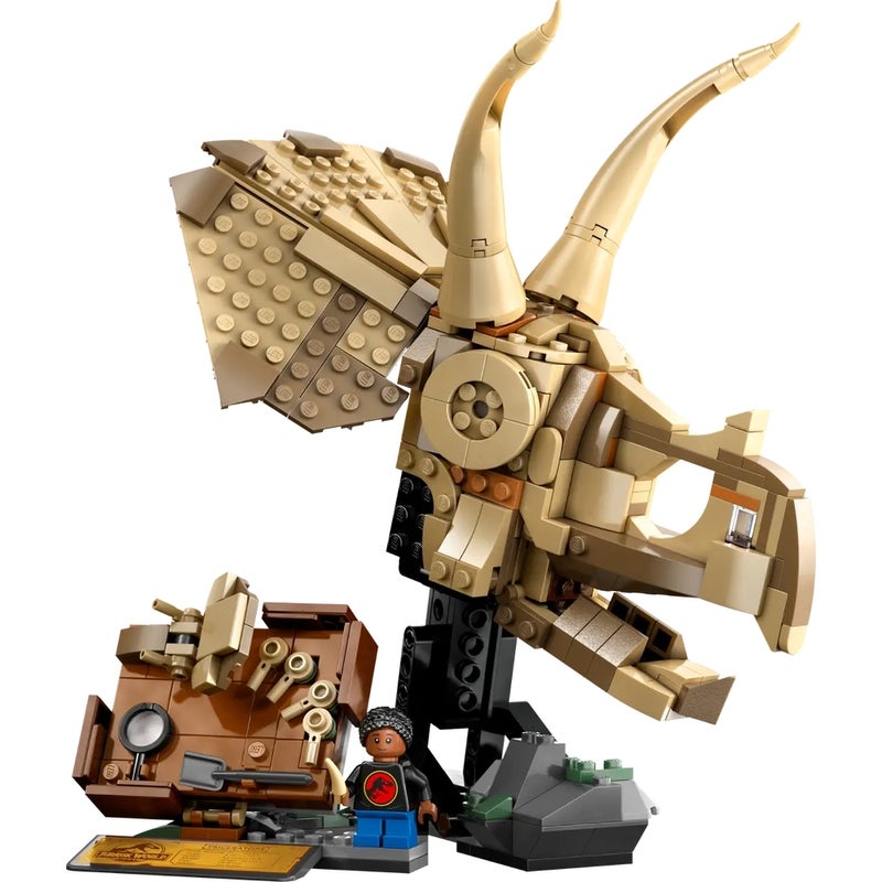LEGO - Jurassic World Dinosaur Fossils: Triceratops Skull 468 Pieces - 76969 - Image 3