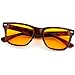 ViewJoy Sleep Glasses 999 Blue Light Glasses Dual AR Coatings Amber Orange Lens for Computer Gaming Reduce Eyestrain Havana Tortoise Shell Frames - Image 1