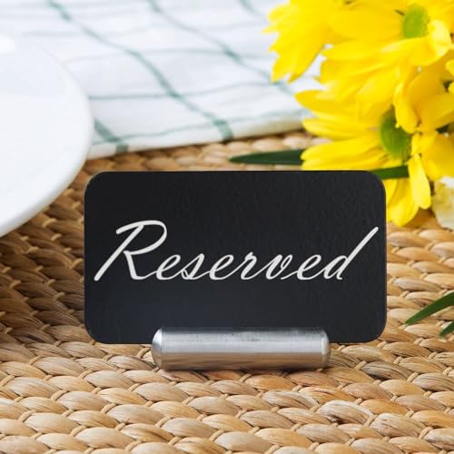 NJ OVERSEAS NJ Bullet Menu Card Holder, Menu Holders, Stainless Steel Photo/Picture Holders, Conference Name Card Stand, Buffet menu Card Holder: 6 Pcs Set (3 Inches) - Image 4