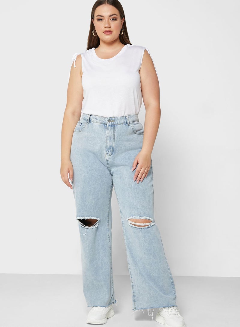 BRAVE SOUL Solid Curved Hem Top - Image 4