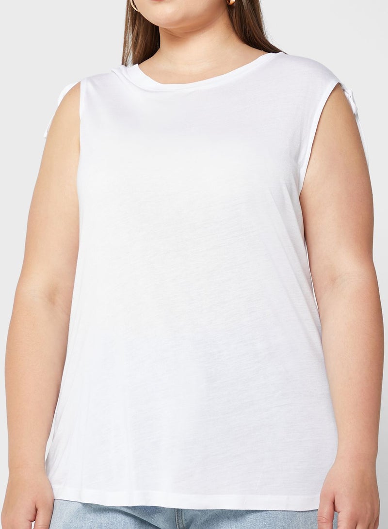 BRAVE SOUL Solid Curved Hem Top - Image 3