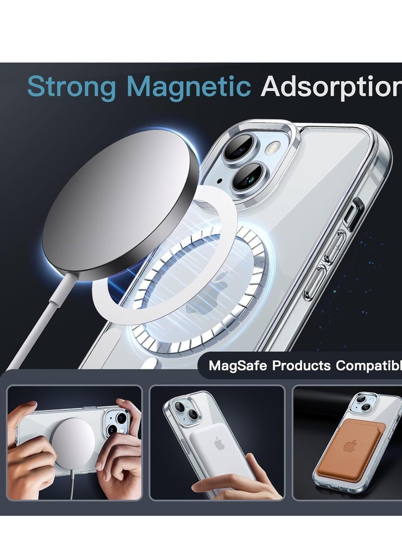 Denx Protection Case Cover With Magsafe for Apple iPhone 15 Clear  - Image 3