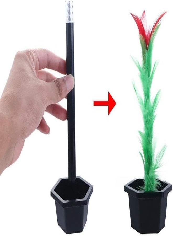 GOUDOGEDC 1 Set Stick to Rose Magic Tricks Magic Wand to Flower Easy Magic Tricks Funny Toys Show Performance Prop for Adults Teenagers Magician Accessories Magic Kits and Accessories - Image 3