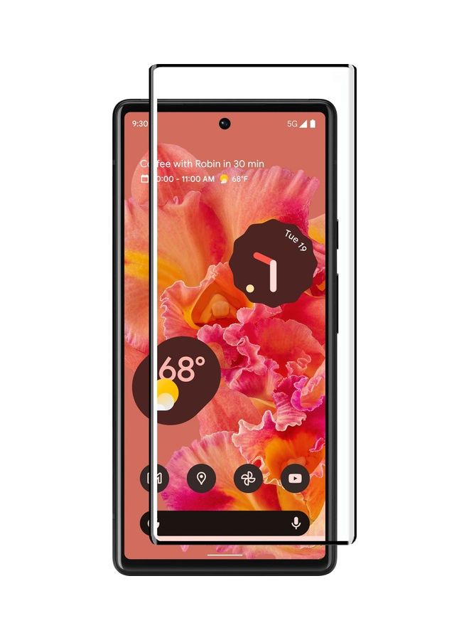 Google Pixel 6 Pro Screen Protector Anti-Scratch Curved Tempered Glass Clear HD Edge to Edge Full Coverage 9H Case Friendly Film 6.71 inch Clear