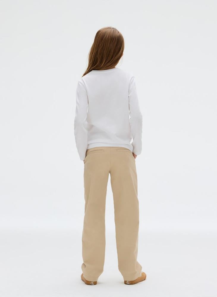 كالفن كلاين جينز تيشيرتات أطفال قطعتين بياقة دائرية - Image 2