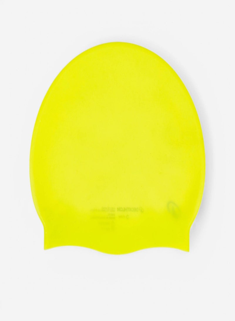 NABAIJI NABAIJI by DECATHLON, Silicone Swim Cap Lightweight & Durable Yellow  - Image 3