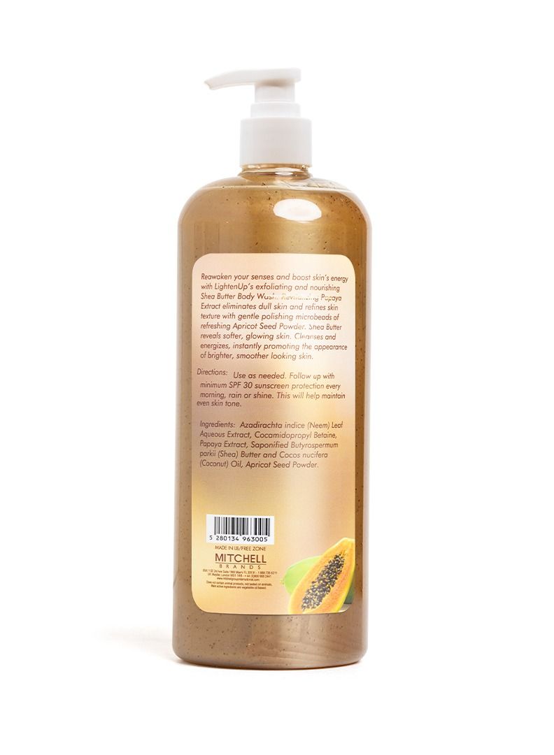 LightenUp Exfoliating Papaya Body Wash With Shea Butter - Image 2