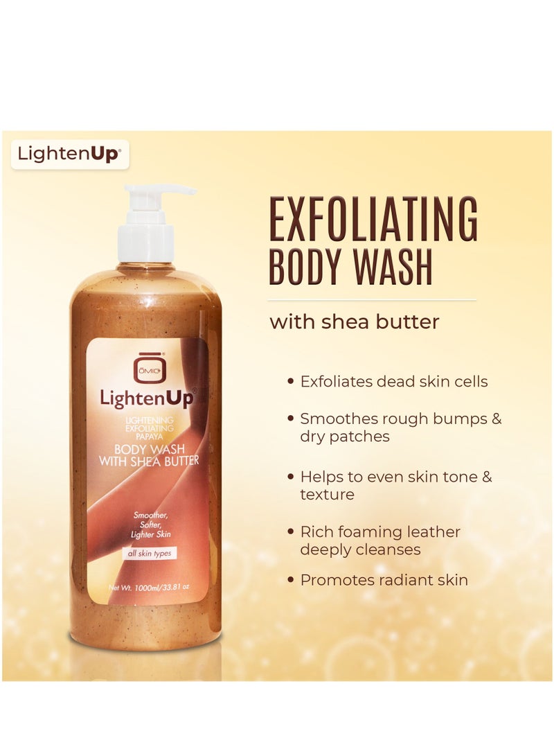 LightenUp Exfoliating Papaya Body Wash With Shea Butter - Image 5