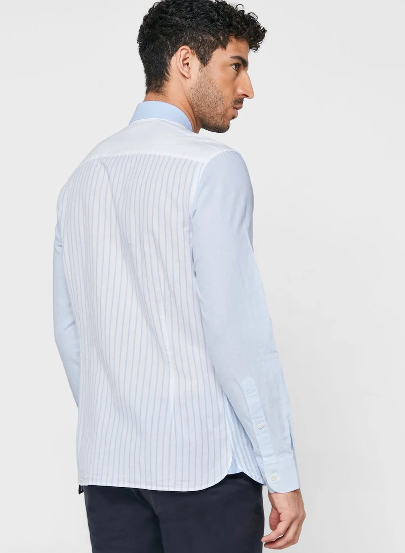 Hackett Color Block Regular Fit Shirt