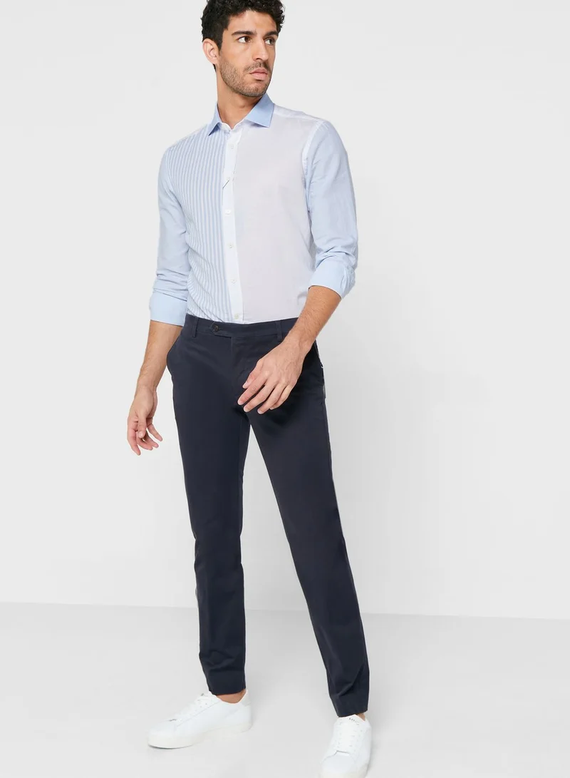 Hackett Color Block Regular Fit Shirt