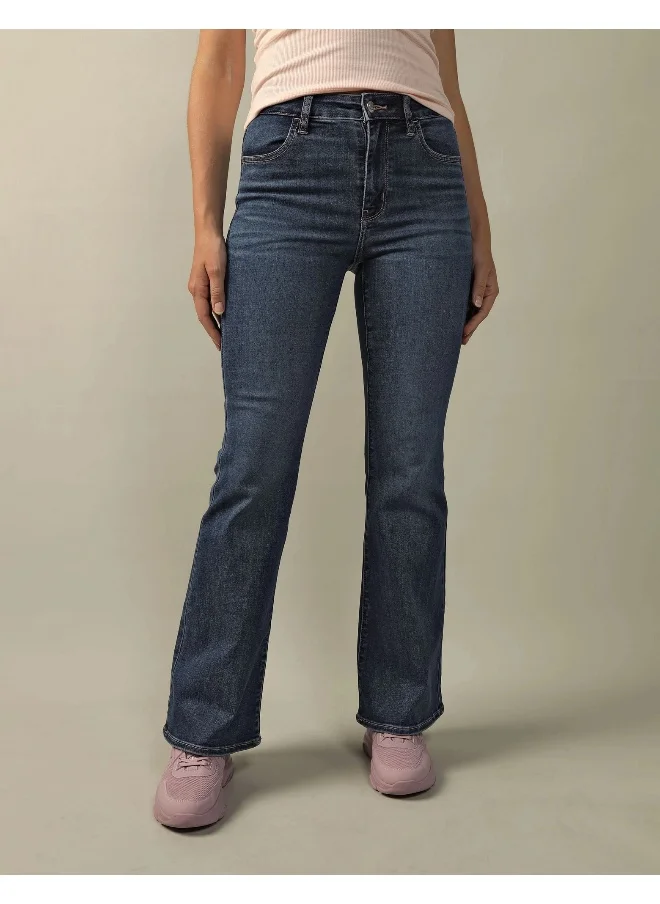 امريكان ايجل AE Next Level Super High-Waisted Flare Jean