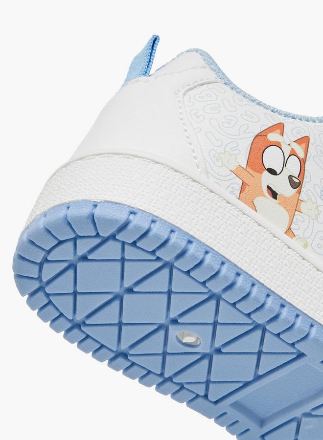 BLUEY Printed Sneakers with Hook and Loop Closure - Image 5