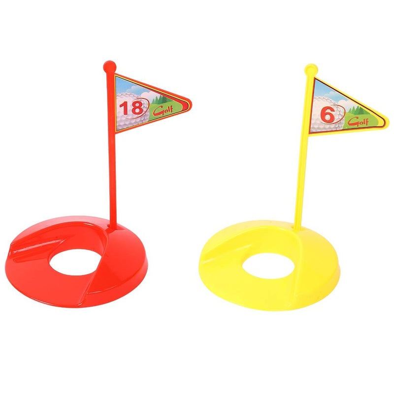 Cocoarm Cocoarm Kids Golf Set Children's Golf Club Set 10 Pieces. Golf Pro Set Golf Toy Set Toys for Children Incl. 3 Golf Clubs + 3 Balls + 2 Golf Tees + 2 Practice Holes with Flag - Image 2