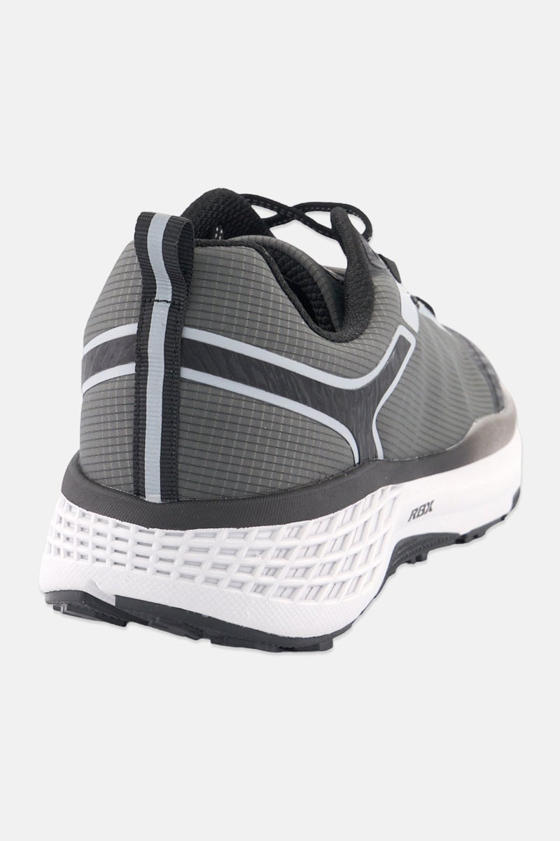 RBX Men Lace Up Training Shoes, Grey - Image 3