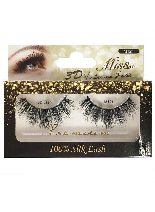[4 PACKS] Miss Lashes 3D Volume Tapered False Eyelash Extension + FREE GIFT