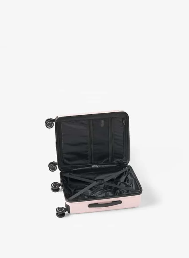 Wave Textured Hardcase Trolley Bag with Retractable Handle