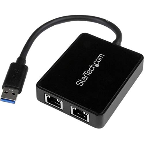 StarTech محول Ethernet مزدوج المنفذ USB 3.0 من StarTech.com مع منفذ USB - 10/100/100 - محول شبكة LAN Gigabit (USB32000SPT) - Image 5