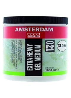 AMSTERDAM Extra Heavy Acrylic Gel Medium Gloss 1000 ML  - Image 2