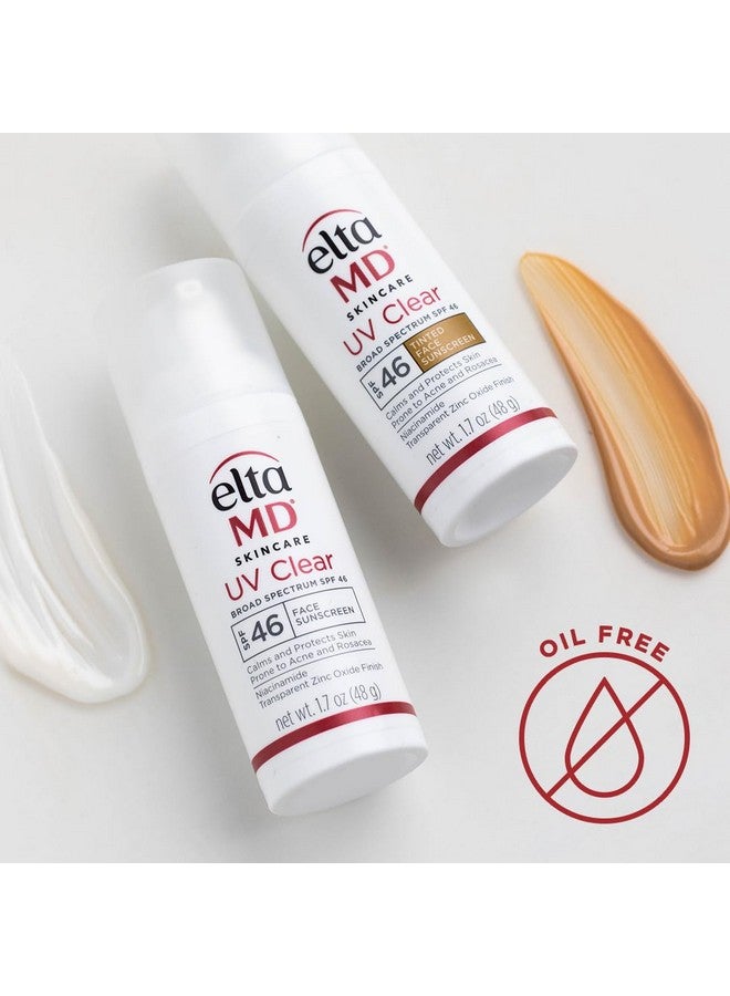 EltaMD UV Clear Face Sunscreen SPF 46, Oil Free Sunscreen with Zinc Oxide, Dermatologist Recommended Sunscreen,1.7 oz Pump - Image 5