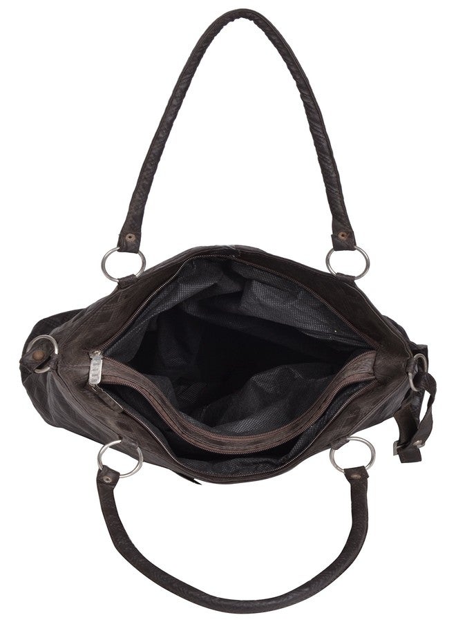 Ledera Women's Handbag (Brown, 318) - Image 5