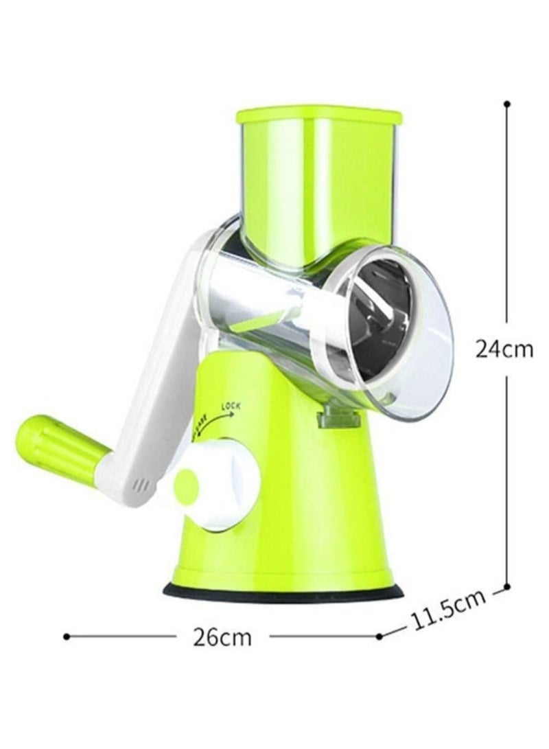 ELTRAZONE Manual Vegetable Tabletop Drum Round Onion Potato Carrot Grater Kitchen Gadgets Vegetable mills - Image 3