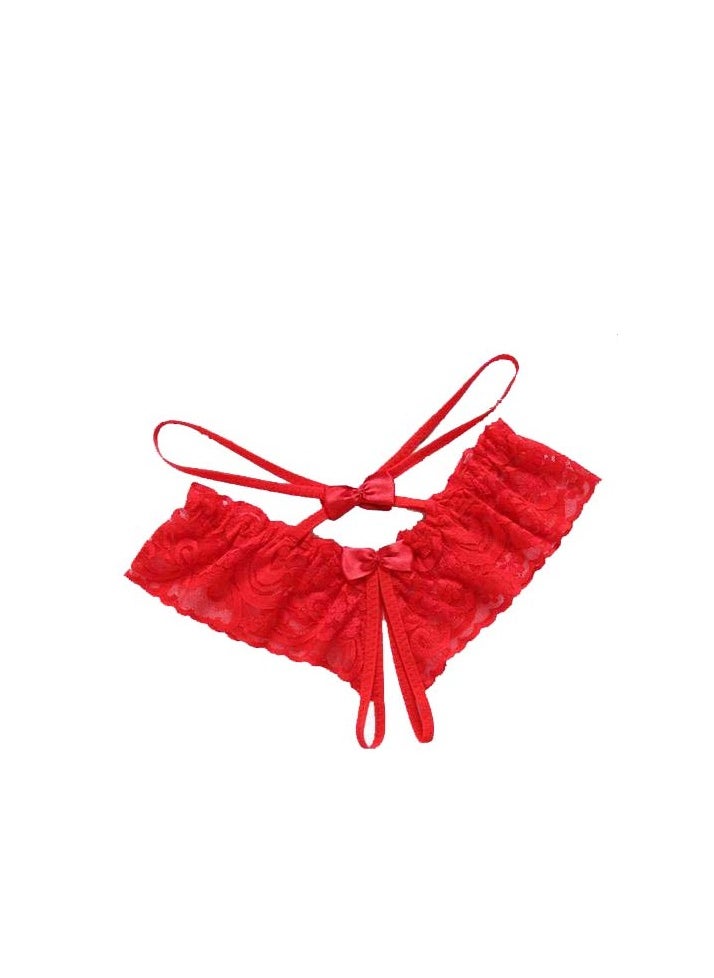 Generic Women Lace Thong Underwear Low Waist G-String Briefs Lingerie Thong Panty .  - Image 1