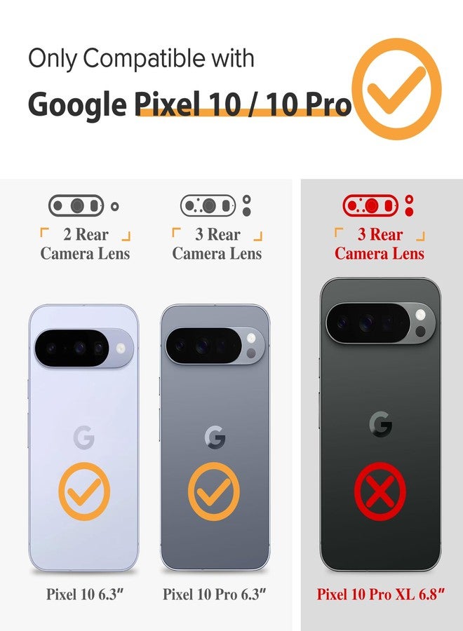 GONEZ for Google Pixel 10/Pixel 10 Pro Case, Liquid Silicone Case with Screen Protector, Full Body Protective Cover, Anti-Scratch Soft Microfiber Lining, Shockproof Phone Cover 6.3", Stone - Image 2