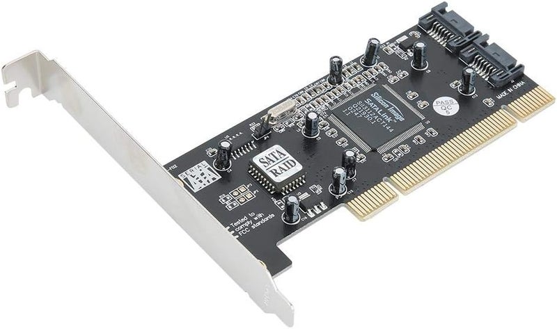 Wendry 2-Channel Array Card, PCI SATA150 Expansion Card, Supports 98SE/ME/NT4.0/2000/XP/Vista/Win7 (32/64 bit), Compatible with Hard Drive, SSD, Optical Drive - Image 2