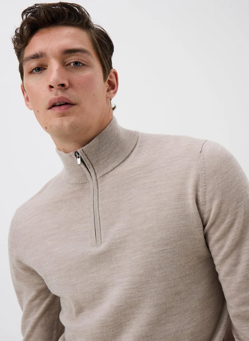 ماتلان Stone Merino Wool 1/4 Zip Jumper