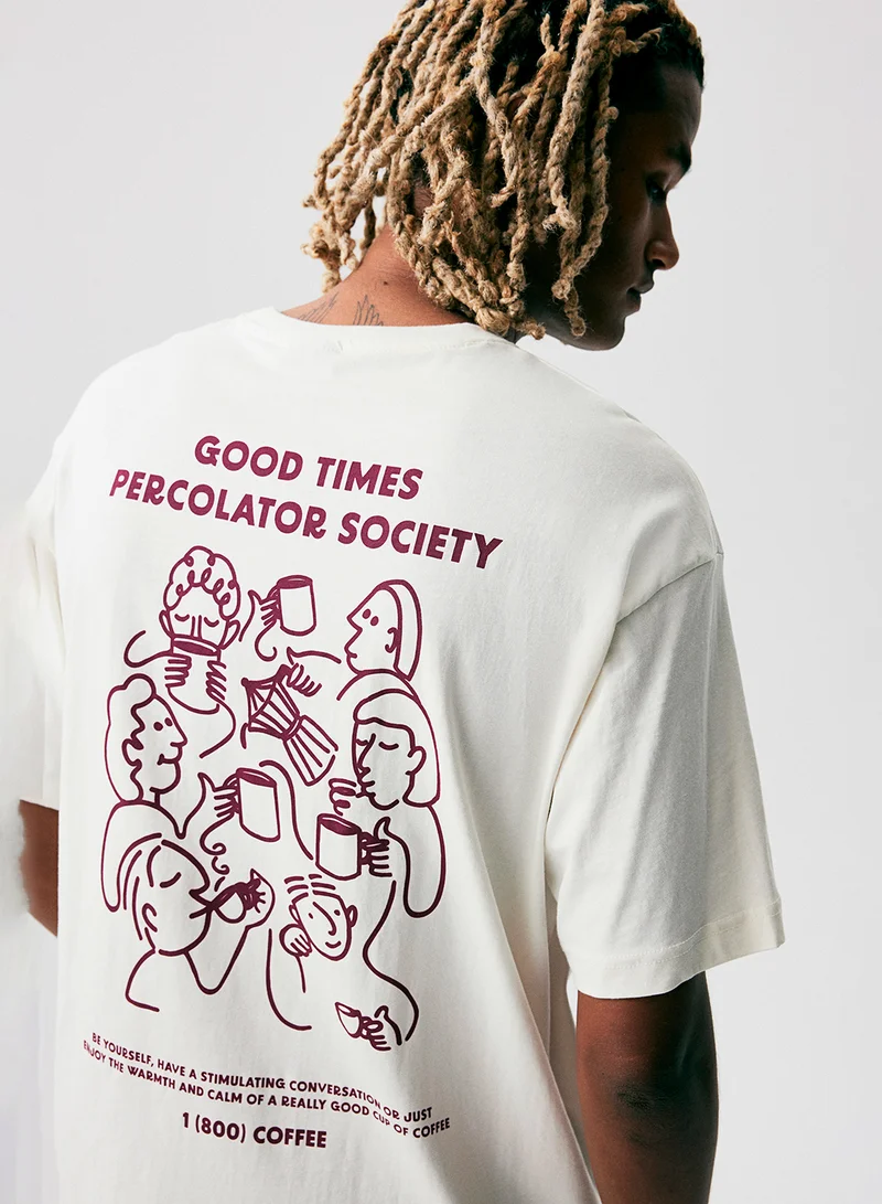 اتش اند ام Relaxed Fit Cotton T-Shirt