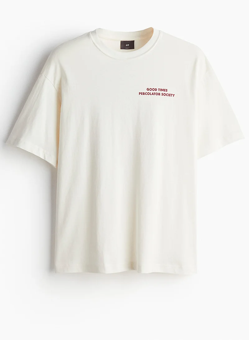 اتش اند ام Relaxed Fit Cotton T-Shirt
