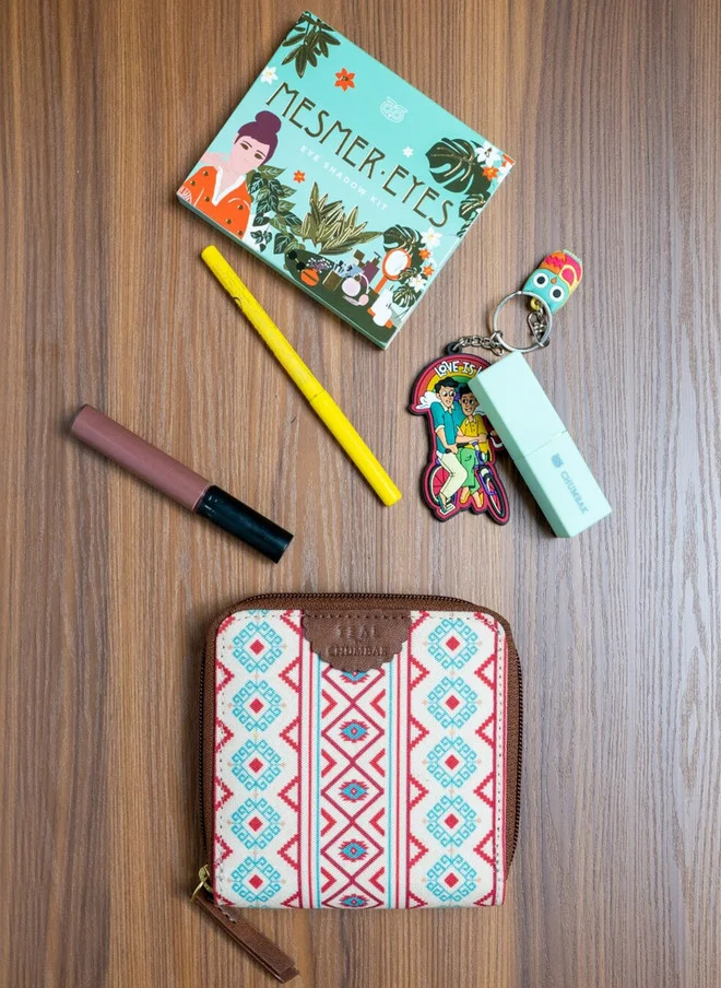 تشومباك TealByChumbak Mercado Aztec Mini Wallet