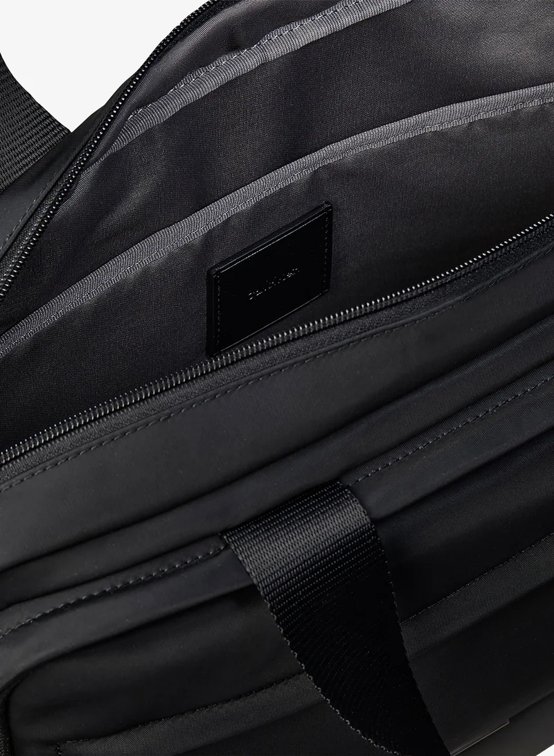 Calvin Klein Black Water-Repellent Commuter Laptop Bag for Men | Best Price UAE
