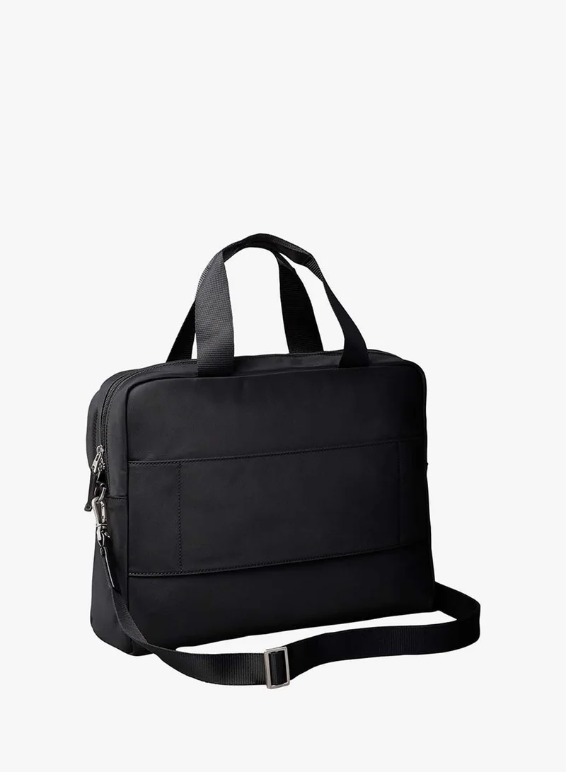 Calvin Klein Black Water-Repellent Commuter Laptop Bag for Men | Best Price UAE