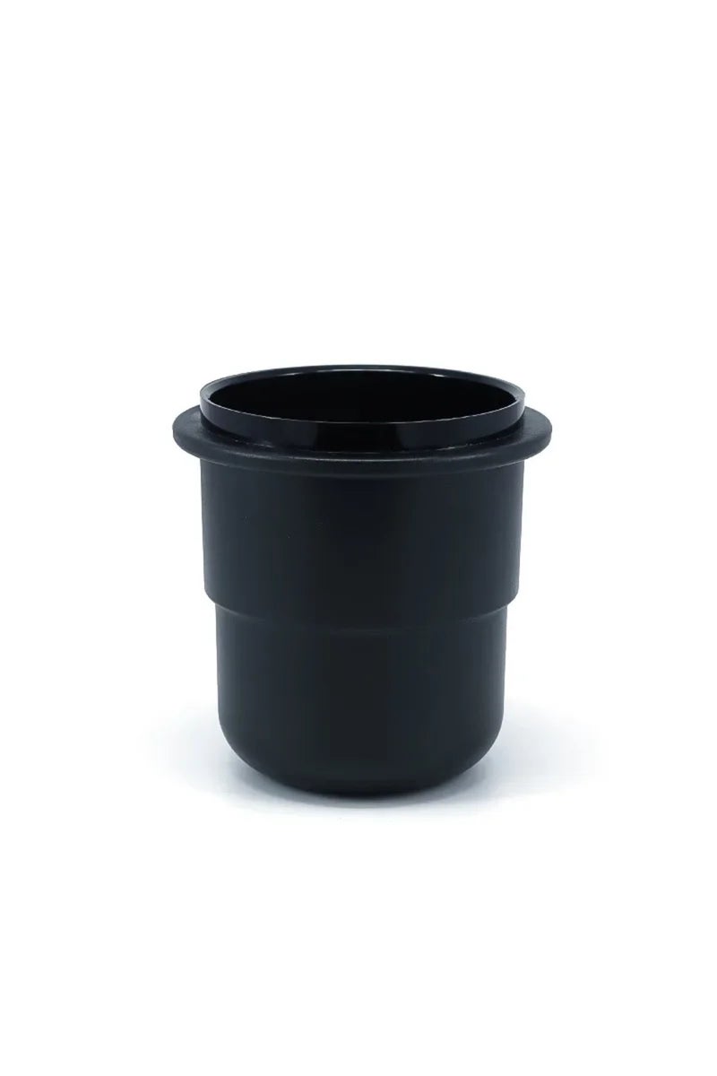 Black 58mm Coffee Portafilter Dosing Cup Black Clear Espresso Sniffing Mug Coffee Dosing Cup Anti-fl