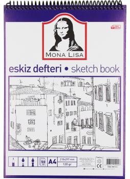 Mona Lisa Sketchbook A4 50 Sheets 120 gr 