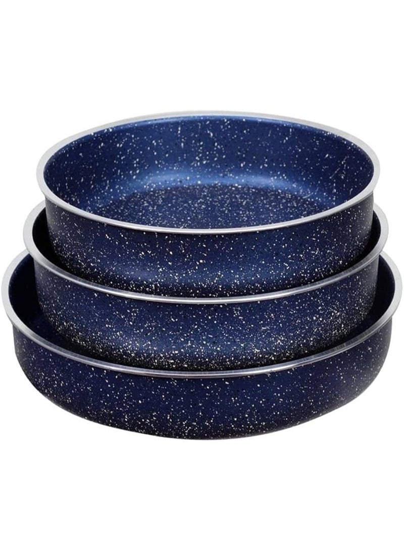 بونيرا طقم صواني فرن جرانيت بونيرا 3 قطع – مقاسات 26 × 28 × 30 سم