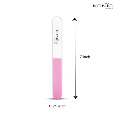 Ikonic 4 Way Nail Buffer & Shiner (IKB-719K) – Shape & Refine Edges, Buff, Smooth & Add Shine – Natural Gloss Without Polish – For Manicure, Personal, Professional, Beauty Salon & Spa Use - Image 2